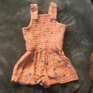 Minnie mouse, shorts-bibs onesies 9-month.